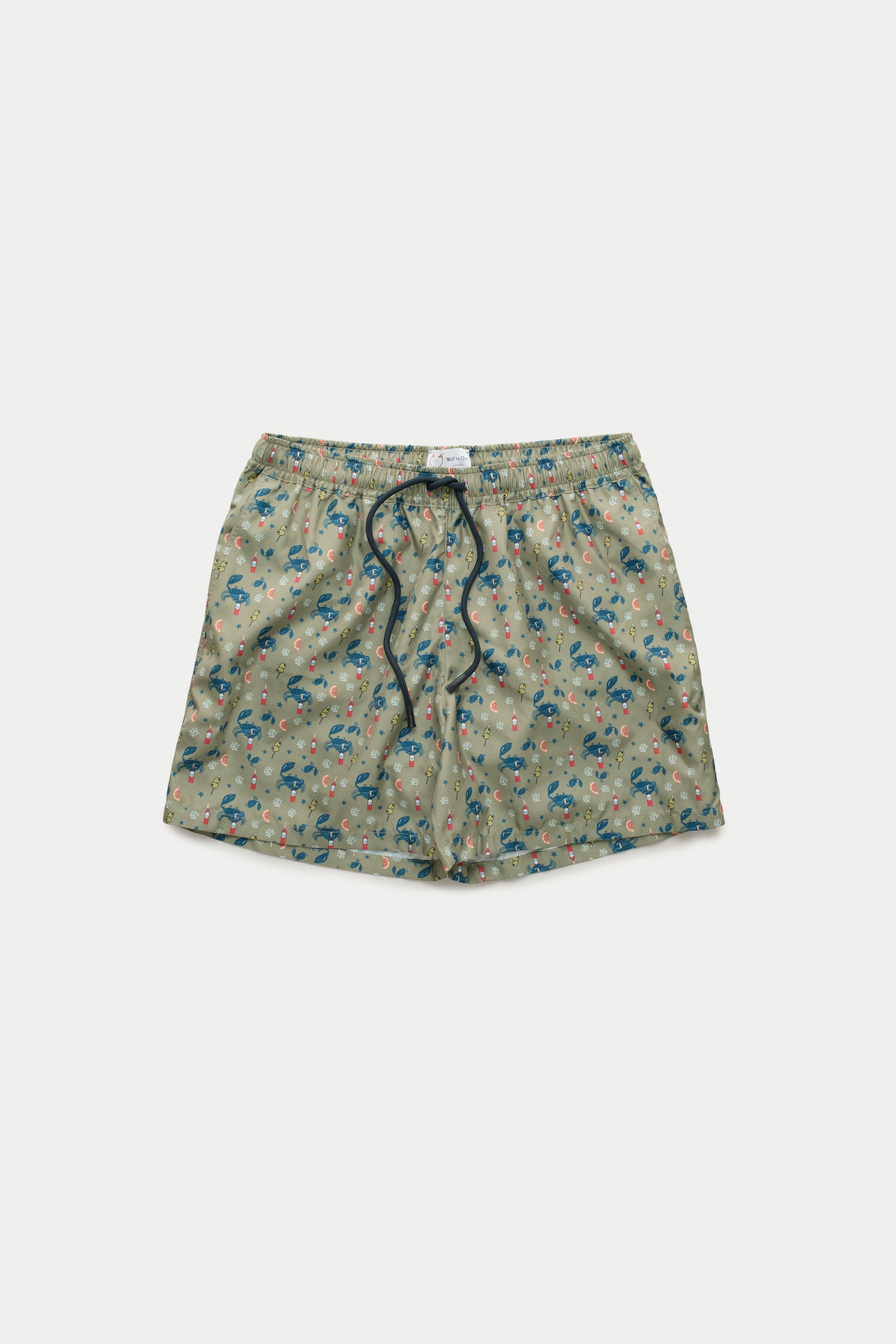 Drunken Crab Olive Green