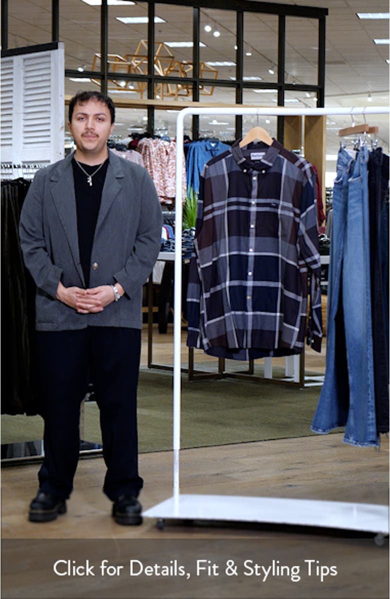 Dunoon Plaid Slim Fit Button-Down Shirt, sales video thumbnail