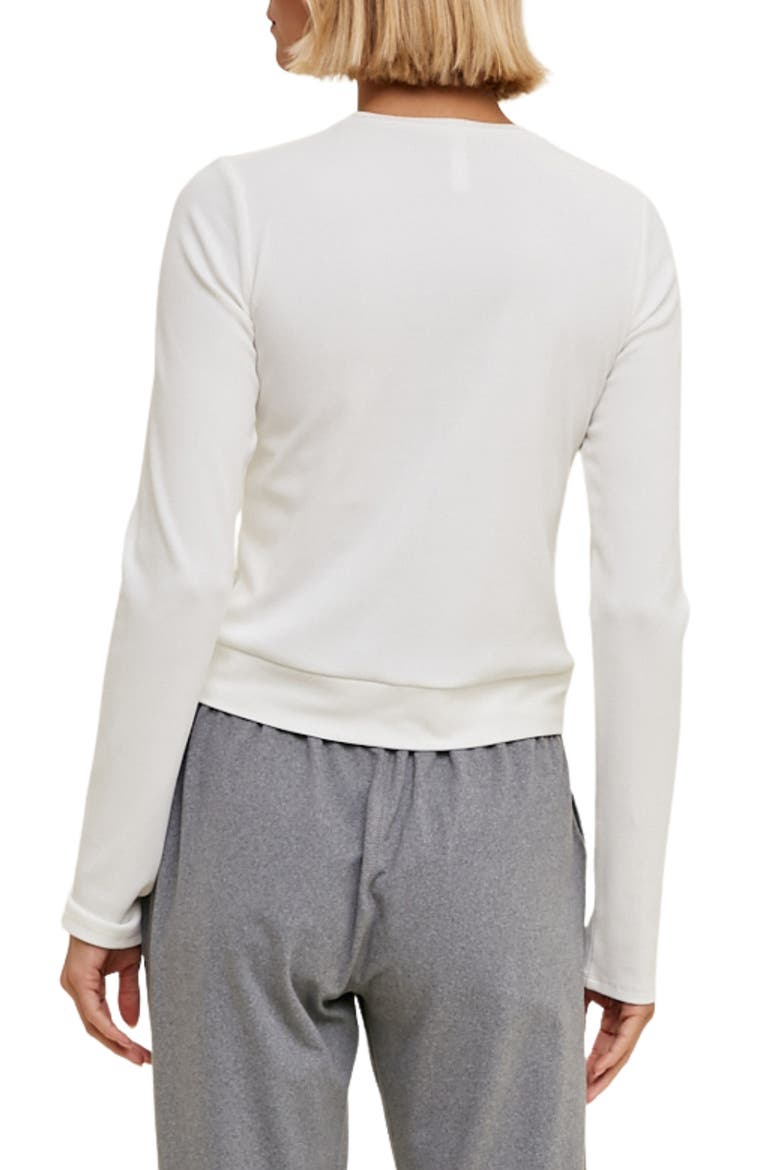 Ribbed Knit Top, Alternate, color, IVORY