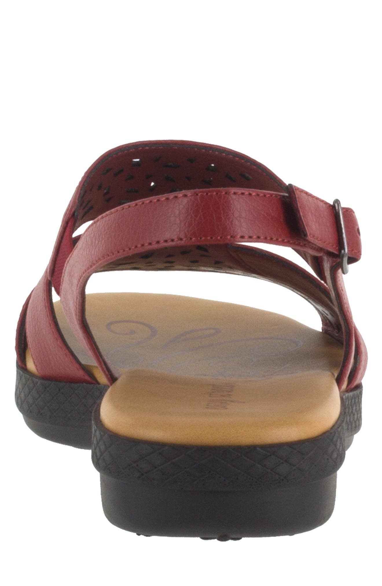 EASY STREET Bolt Sandal, Alternate, color, Red