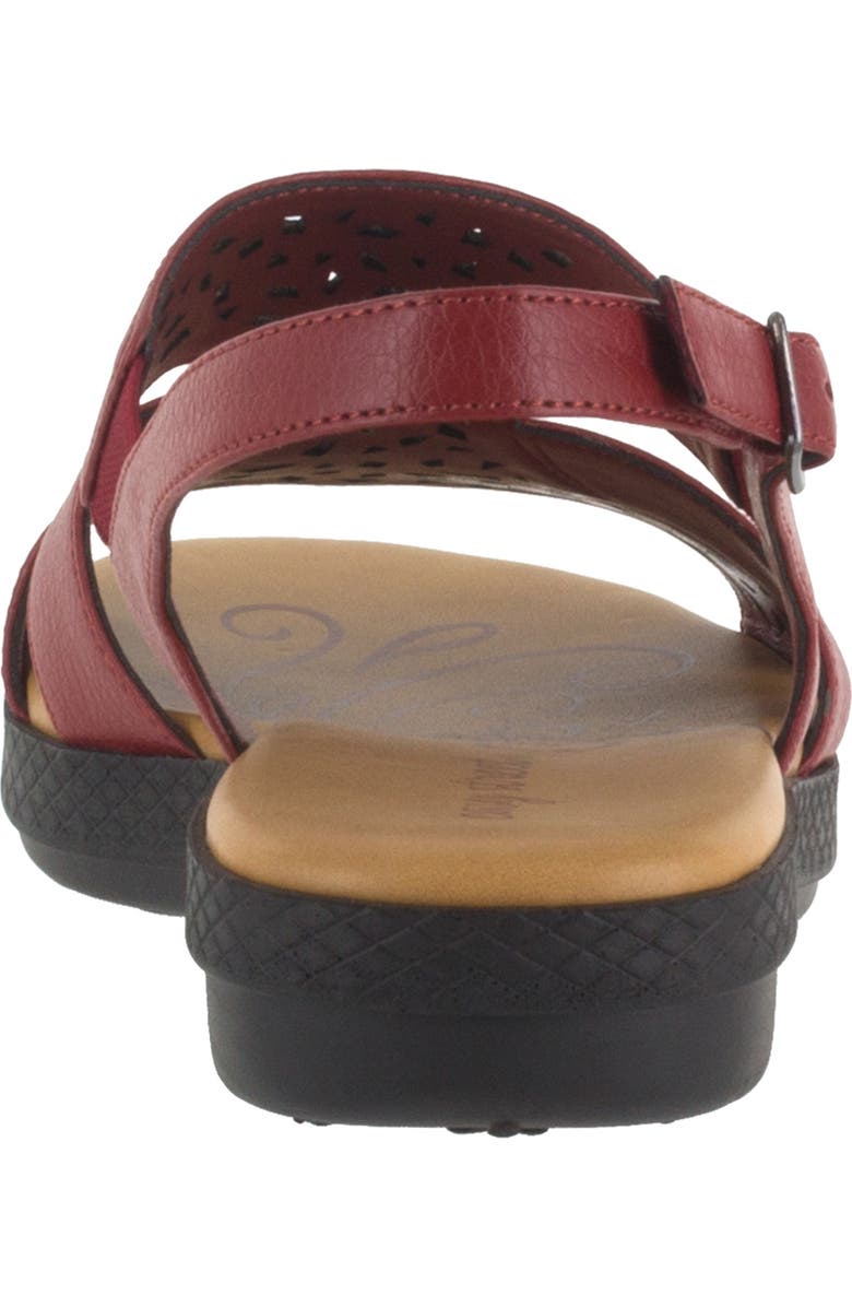EASY STREET Bolt Sandal, Alternate, color, Red
