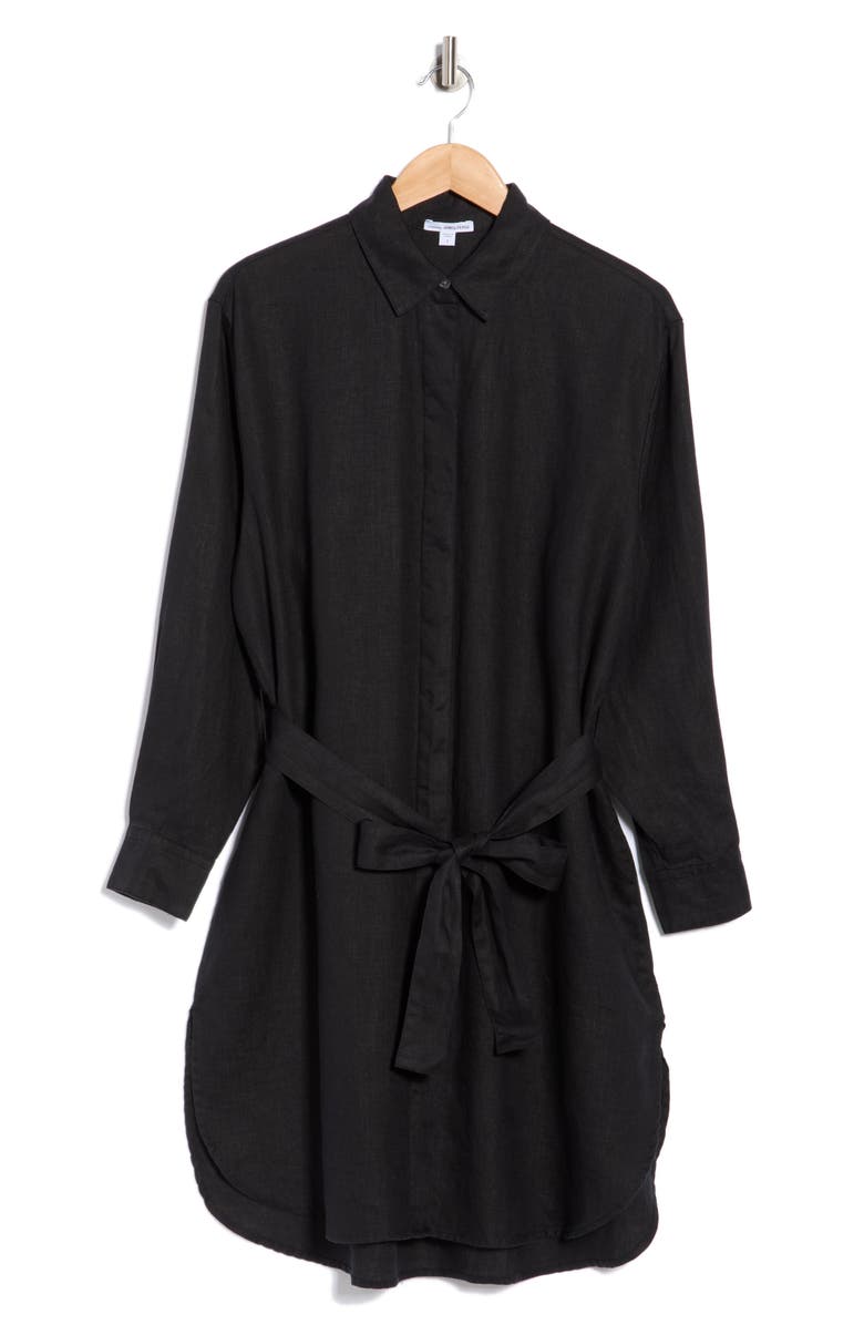 James Perse Linen Shirtdress, Alternate, color, 