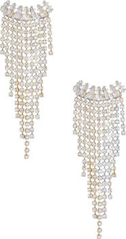 Ettika Angel Fringe Drop Earrings
