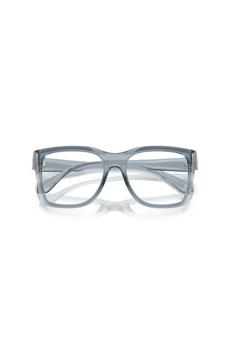 Michael Kors 53mm Square optical glasses, Alternate, color, Blue