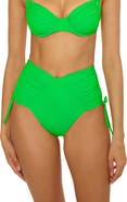 Becca Color Code High Waist Side Tie Bikini Bottoms