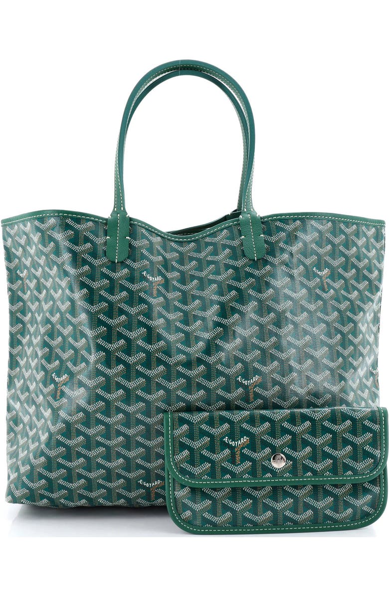Pre-Owned Goyard Saint Louis Tote Coated Canvas PM, Alternate, color, Green