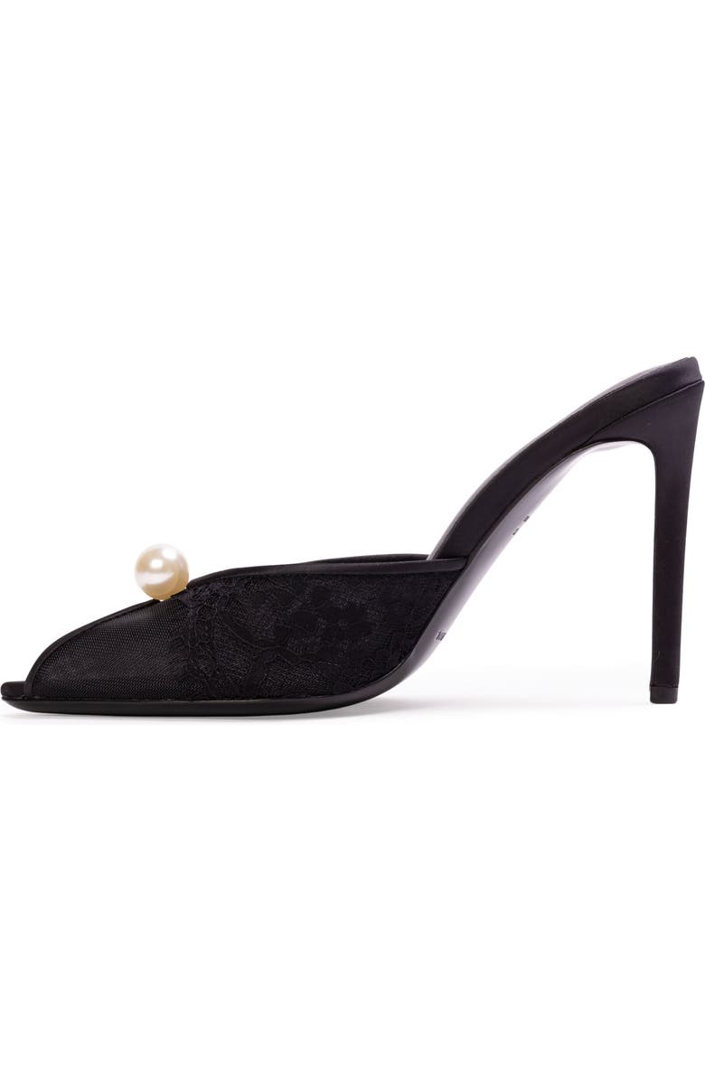 BLACK SUEDE STUDIO Debby 100 Mesh Mule, Alternate, color, Black Mesh