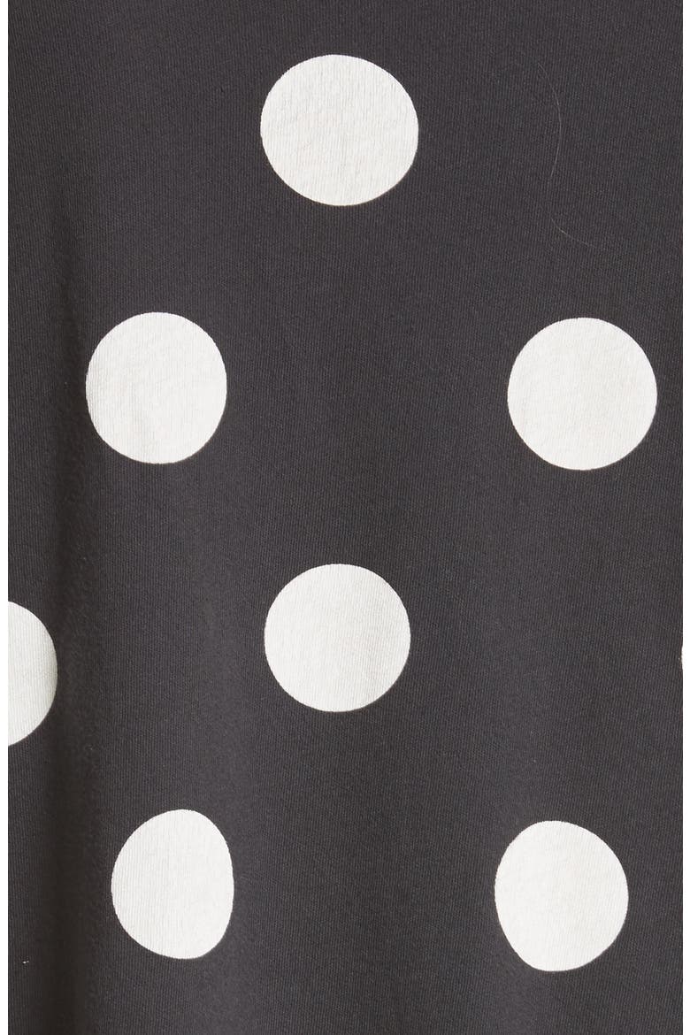 The Long Sleeve Crop Tee, Alternate, color, WASHED BLACK WHITE DOTS