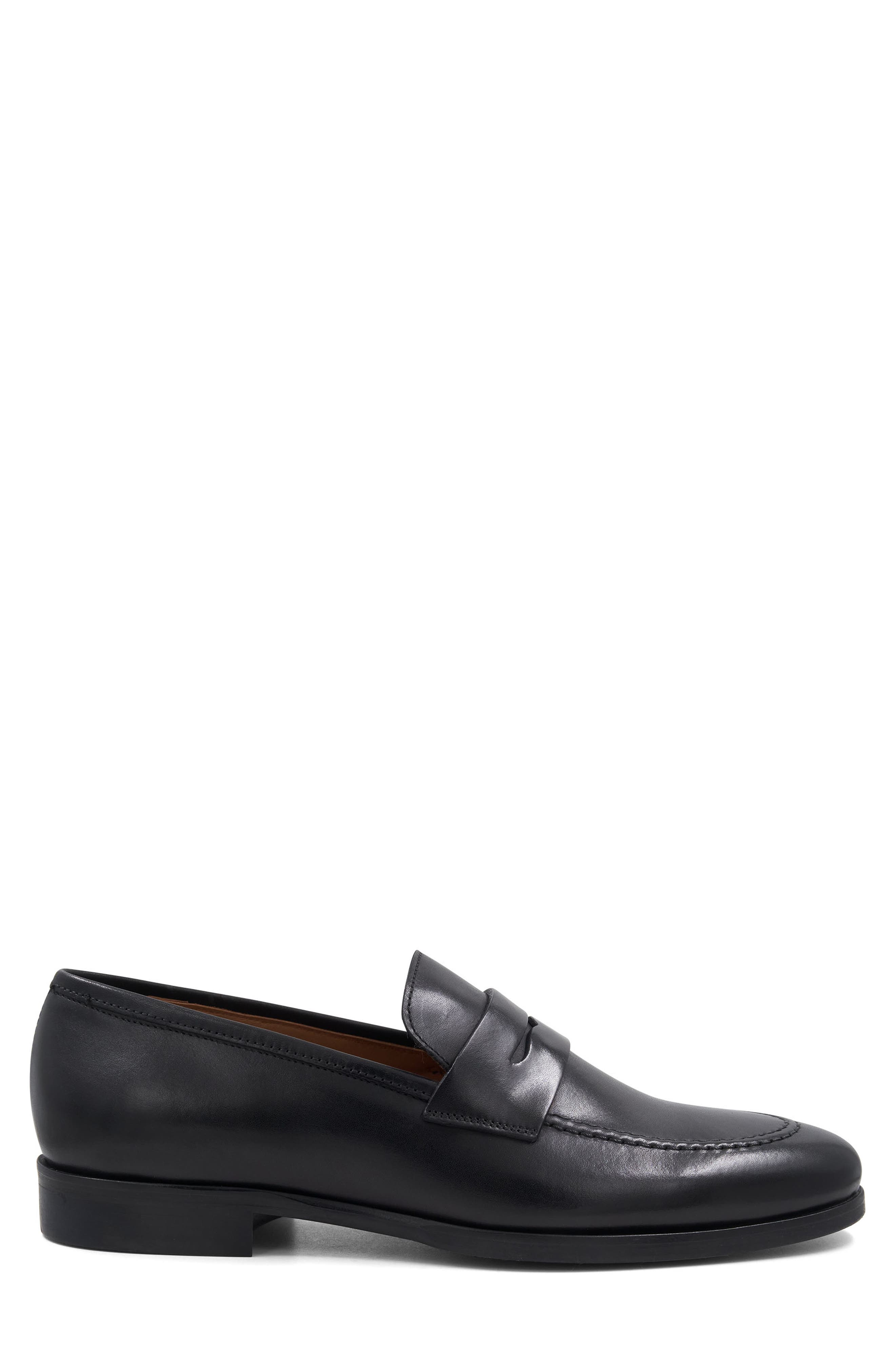 Bruno Magli Preston Penny Loafer, Alternate, color, Black