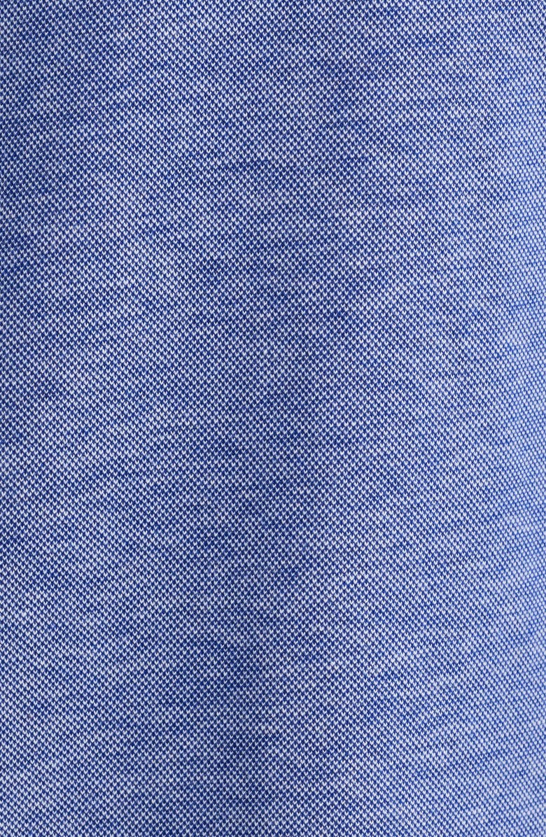 Emporio Armani Cotton Piqué Button-Up Shirt, Alternate, color,