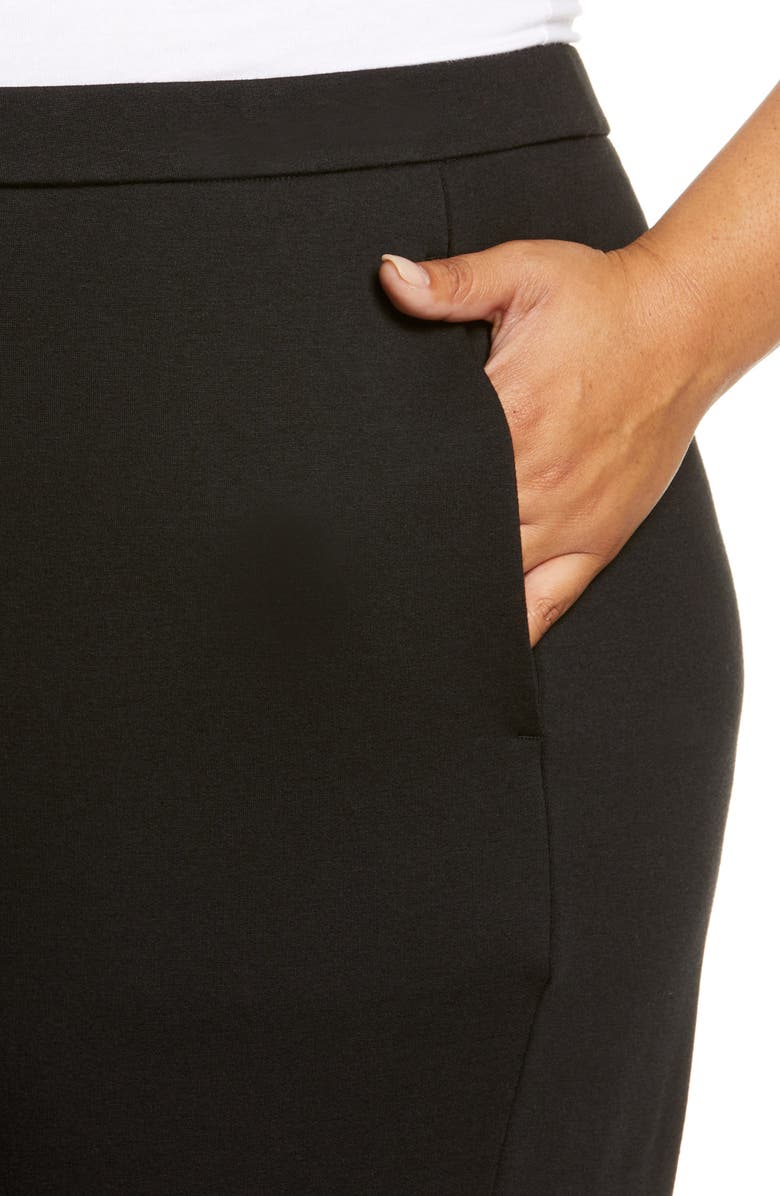 Eileen Fisher Slouch Fleece Ankle Pants, Alternate, color, 