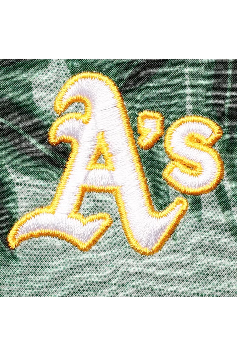 Men's Tommy Bahama Green Oakland Athletics Sport Reign Forest Fronds Button-Up Shirt, Alternate, color, Green
