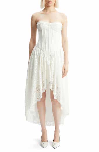 Bardot Felicidad Strapless Lace Dress