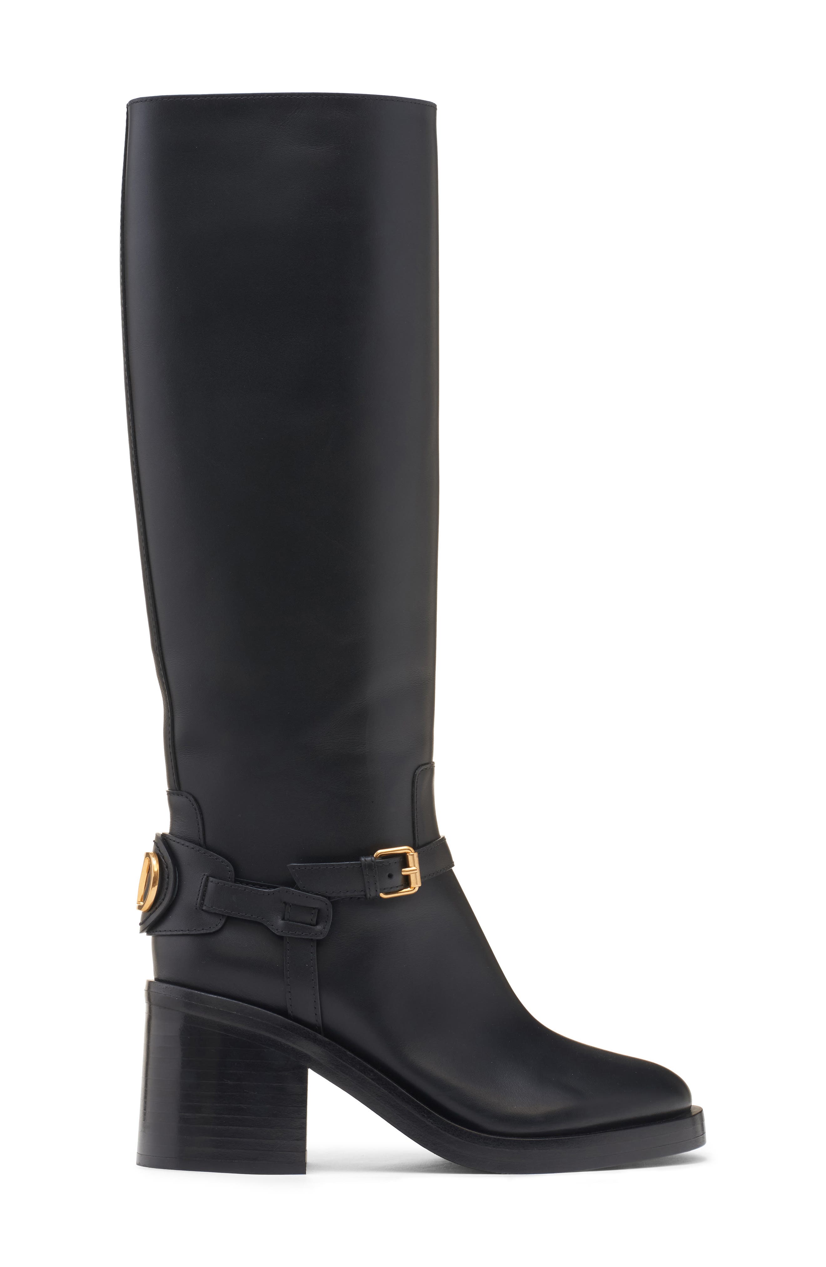 Valentino Garavani VLOGO Signature Boot, Alternate, color, Black