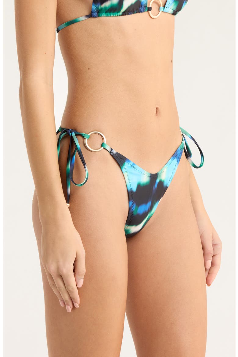 Ring Side Tie Bikini Bottoms, Alternate, color, OCEAN MISCHIEF