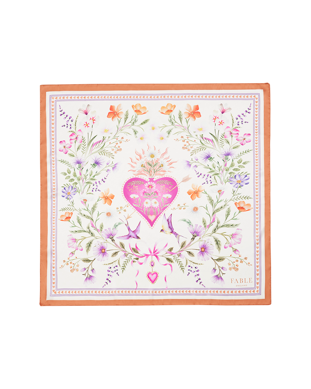 selected Ivory & Purple