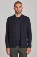 Paul James Merino Wool Knitted Nehru Jacket