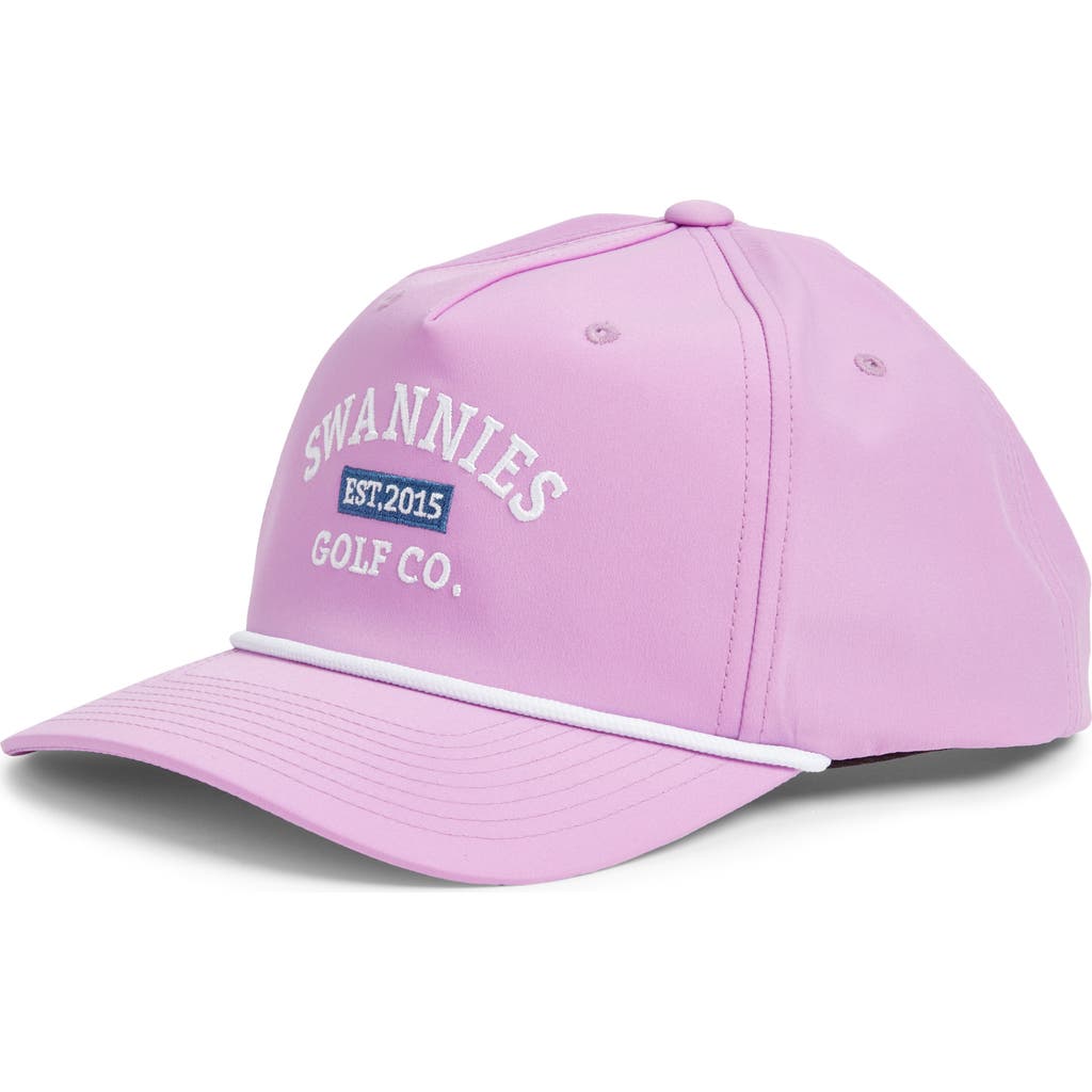 Swannies Fulbright Snapback Baseball Cap In Purple
