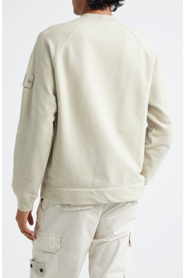Compass Logo Fleece Sweatshirt, Alternate, color, BEIGE