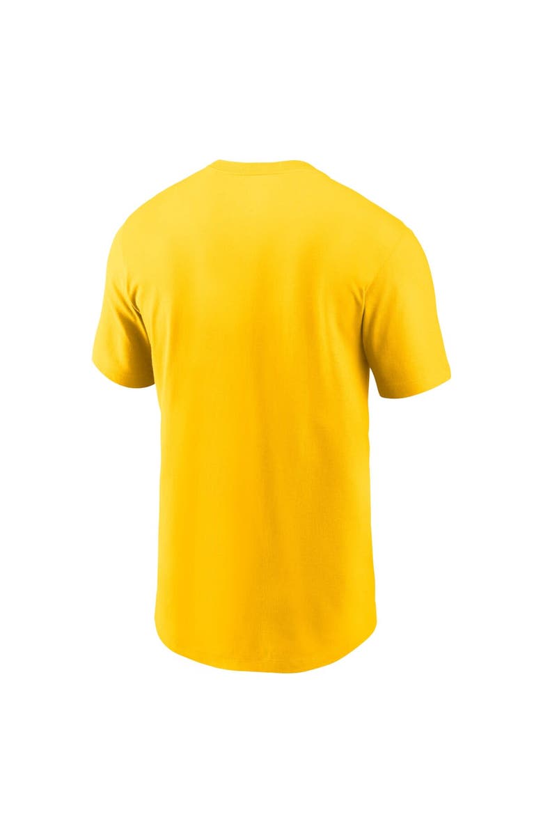 Jordan Brand Men's Jordan Brand Maize Michigan Wolverines Primetime Evergreen Alternate Logo T-Shirt, Alternate, color, 