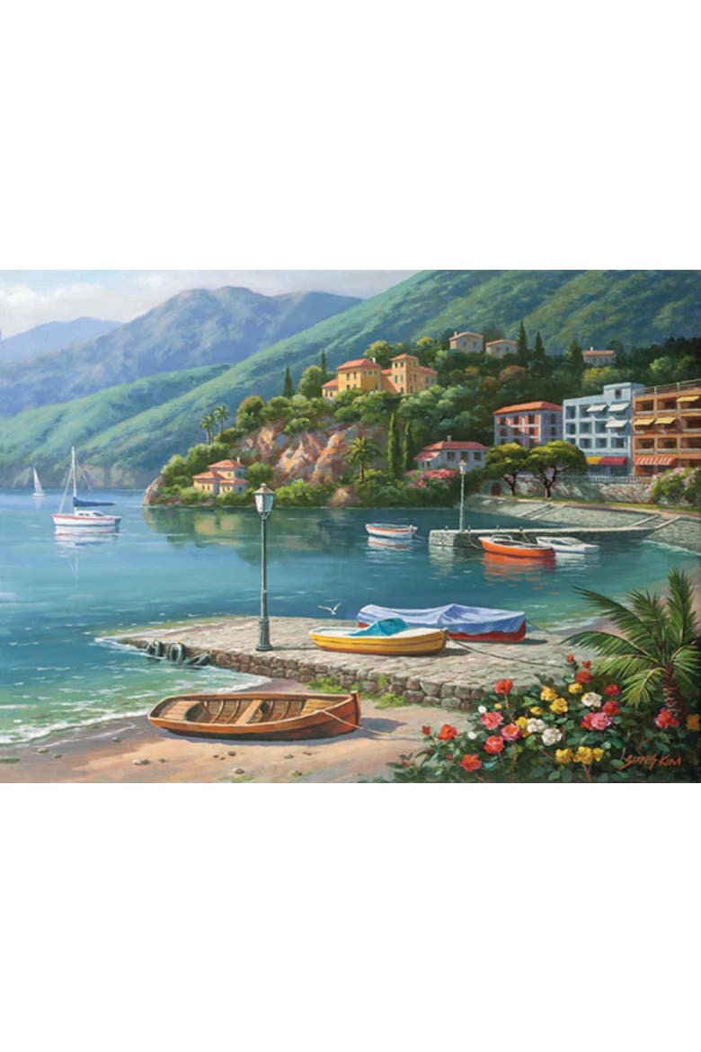 Hillside Harbor Cove 1000 piece Jigsaw Puzzle for Adults, Alternate, color, Multicolor