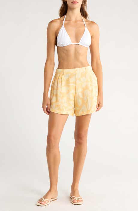 The Getaway Linen Cover-Up Shorts
