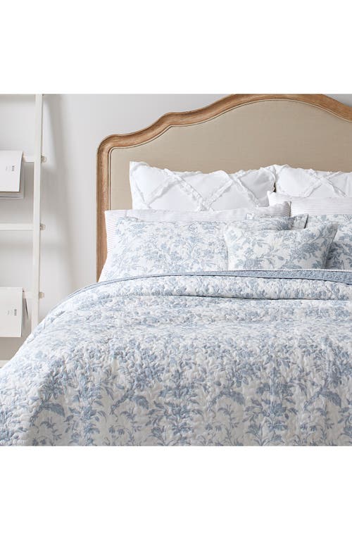 Laura Ashley Ashfield 3-piece Comforter & Sham Set In Soft Blue