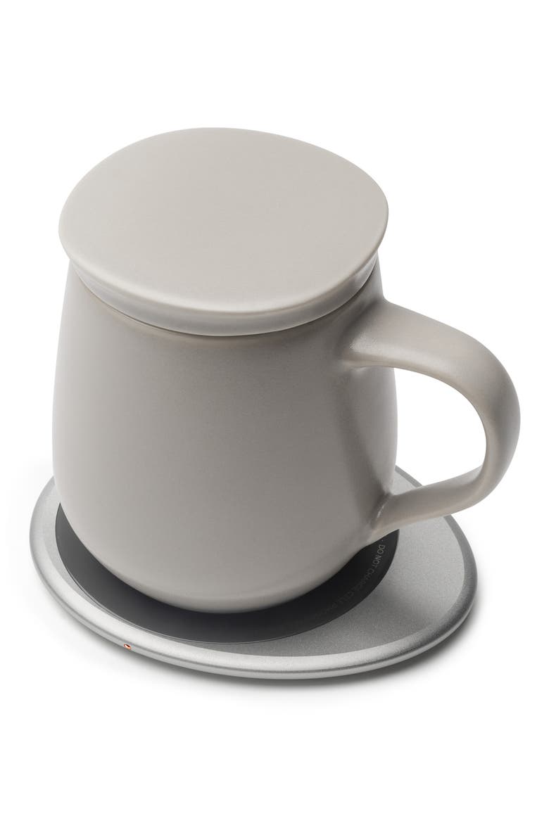 Ui 3 Mug & Warmer Set, Alternate, color, SOFT GRAY