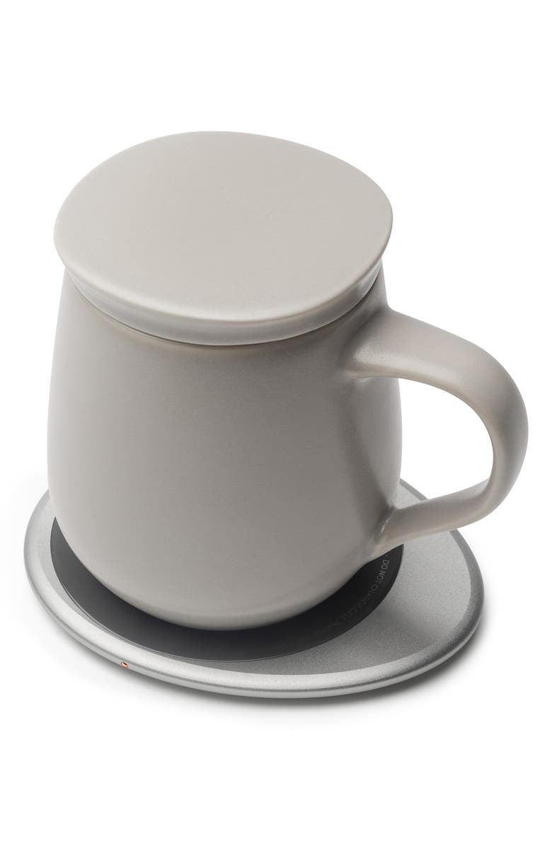 OHOM Ui 3 Mug & Warmer Set, Alternate, color, Soft Gray