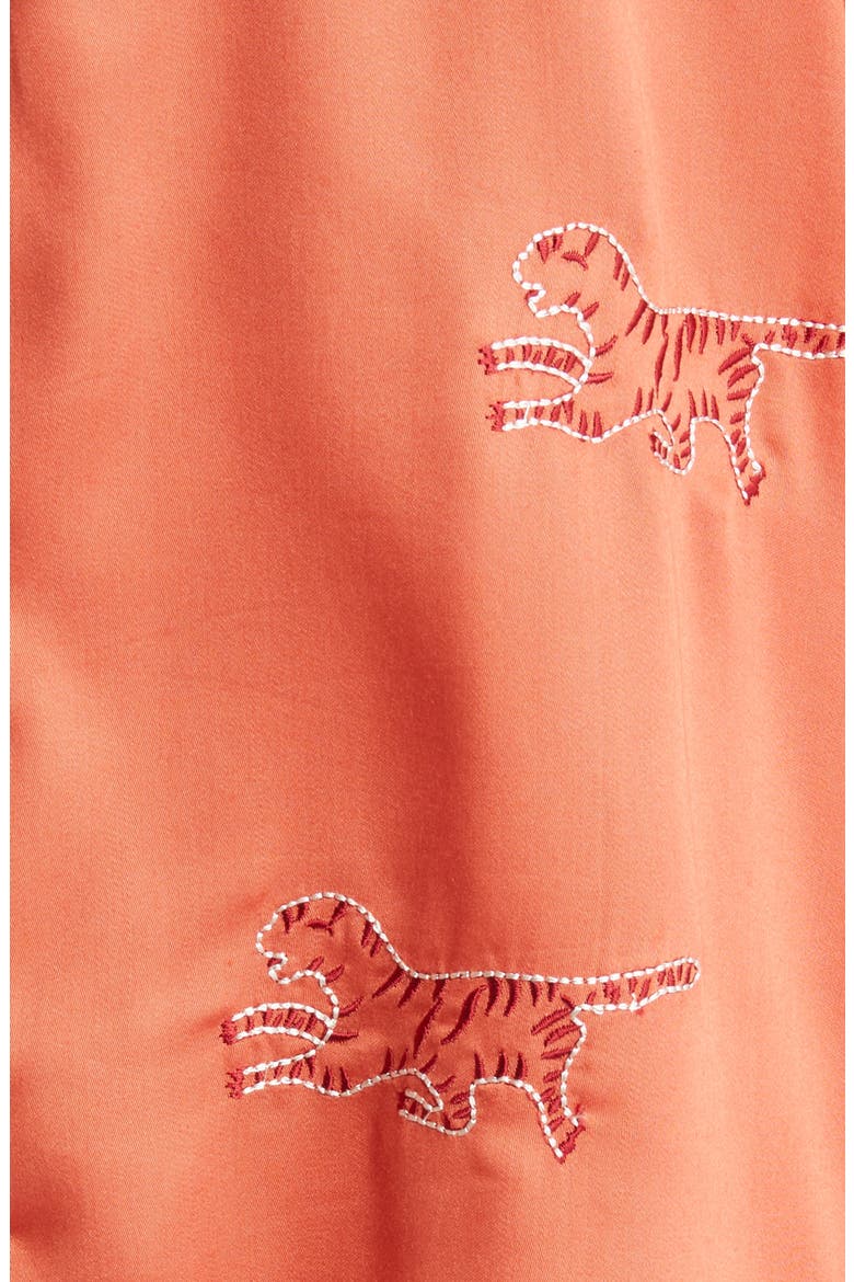 Embroidered Lounge Set, Alternate, color, CORAL