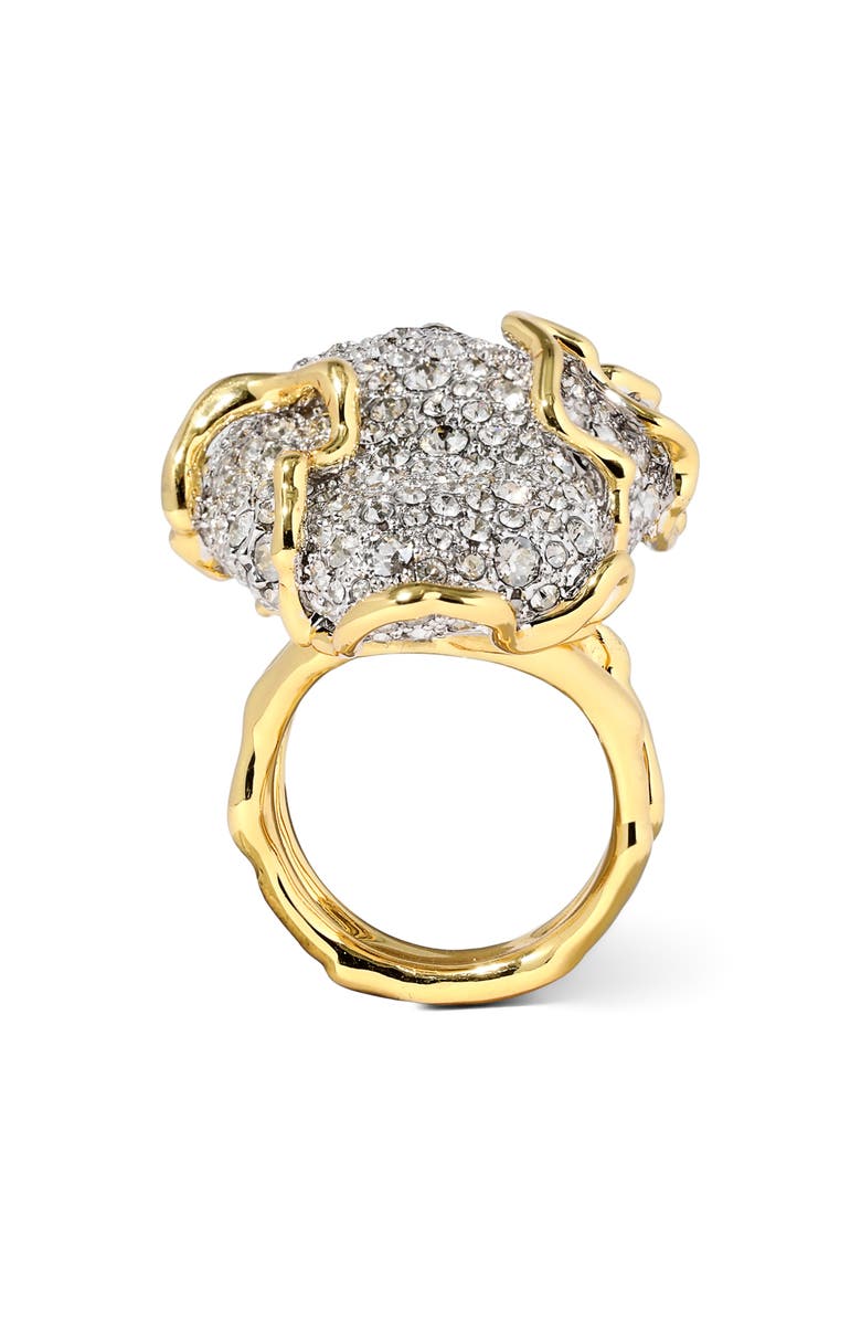 Alexis Bittar Solanales Pavé Pebble Ring, Alternate, color, Crystals