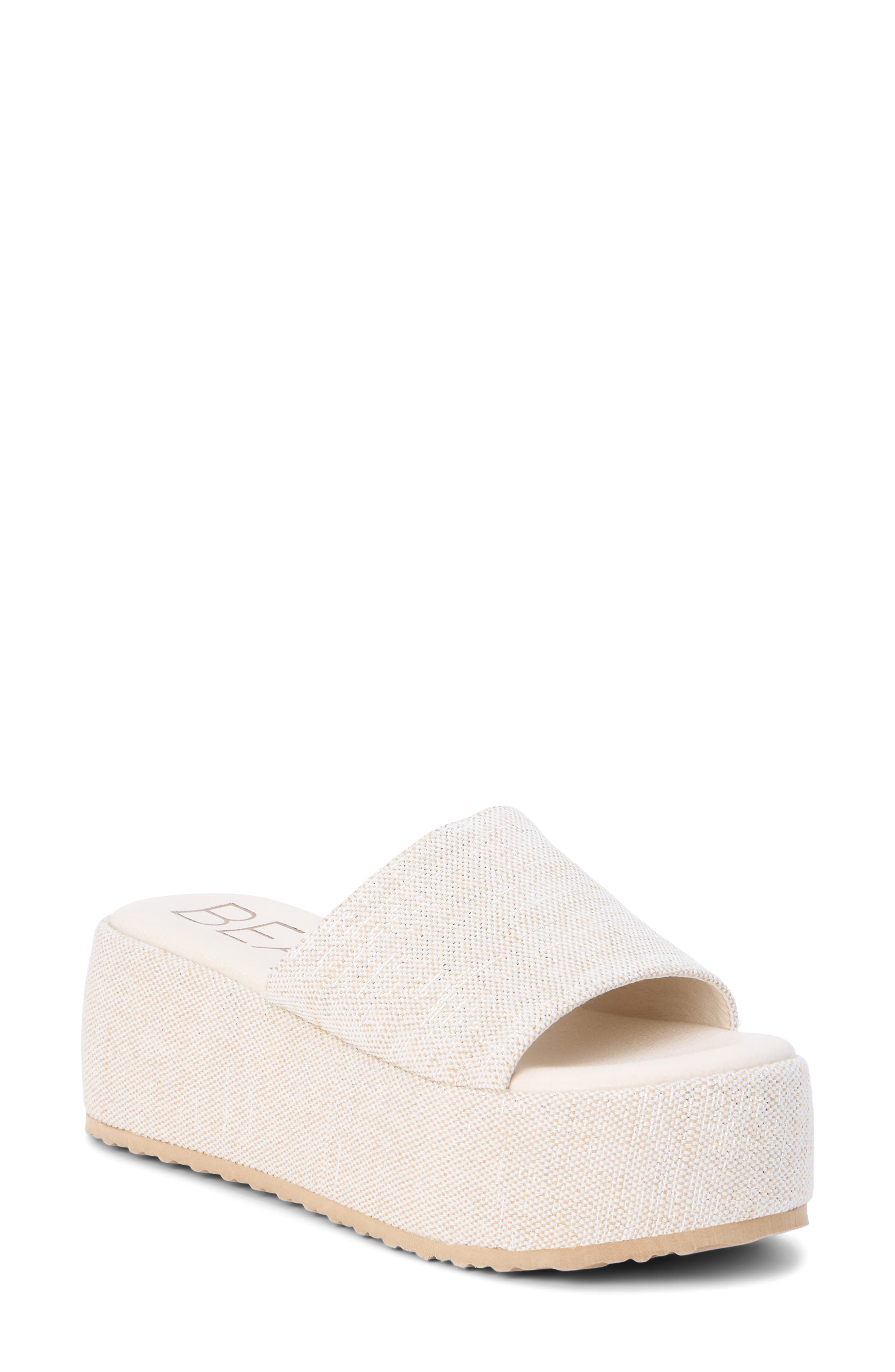 Coconuts by Matisse Pismo Platform Wedge Sandal, Main, color, Silver Speckle