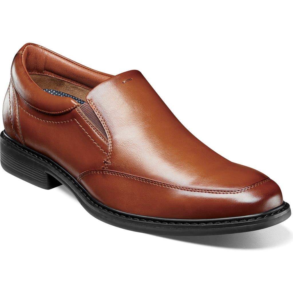 Nunn Bush Jarvis Moc Toe Slip-on Loafer In Cognac