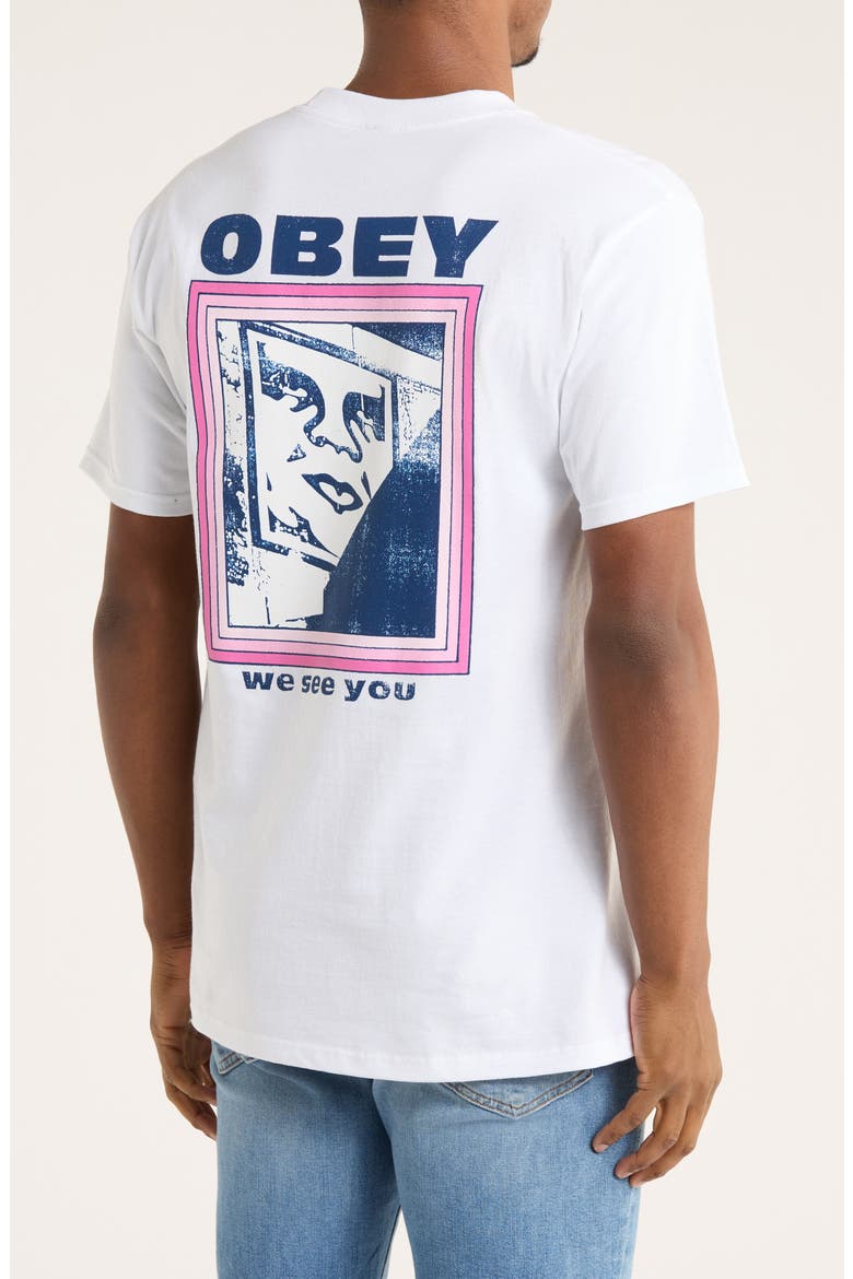 We See You Graphic T-Shirt, Alternate, color, WHITE