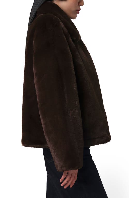 Apparis Elis Pluche™ Faux Fur Coat In Brown