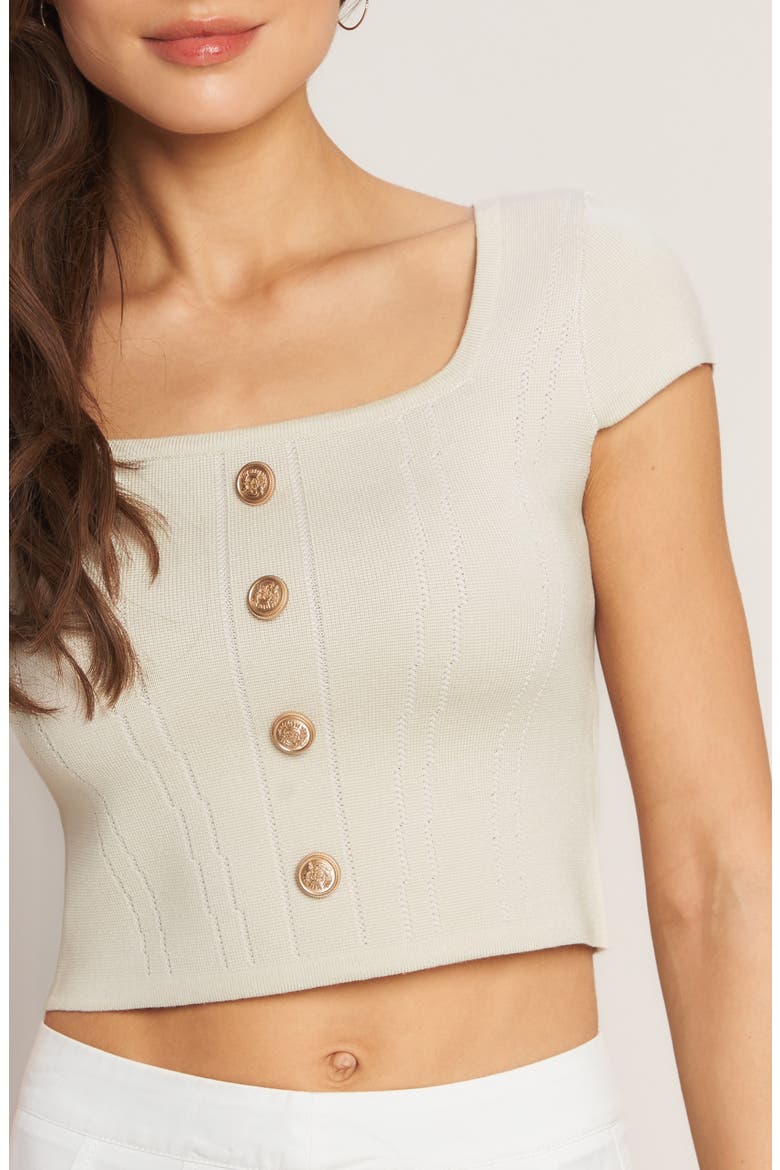 Square Neck Knit Crop Top, Alternate, color, OFF WHITE