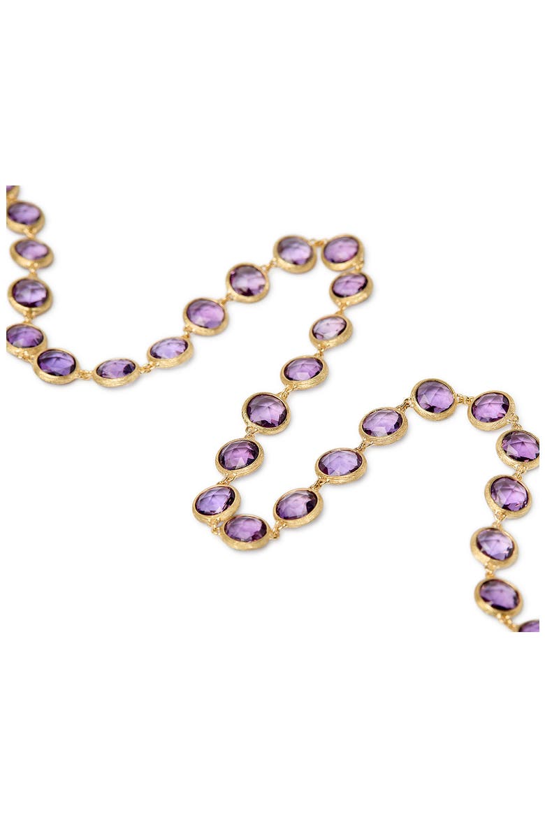 Jaipur Color Amethyst Collar Necklace, Alternate, color, GOLD