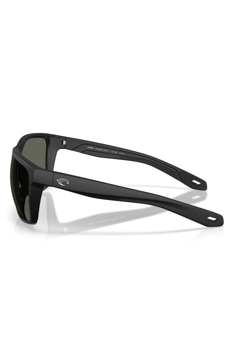 Costa Del Mar Broadbill II XL 58mm Sunglasses, Alternate, color, Matte Black / Gray