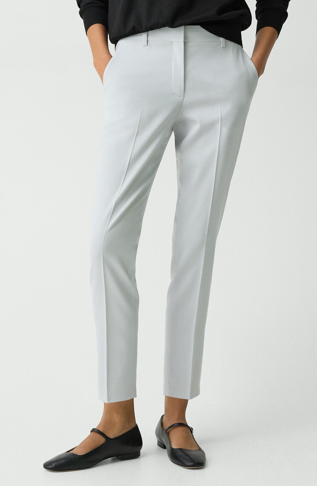 Theory Treeca 2 Stretch Wool Gabardine Pants