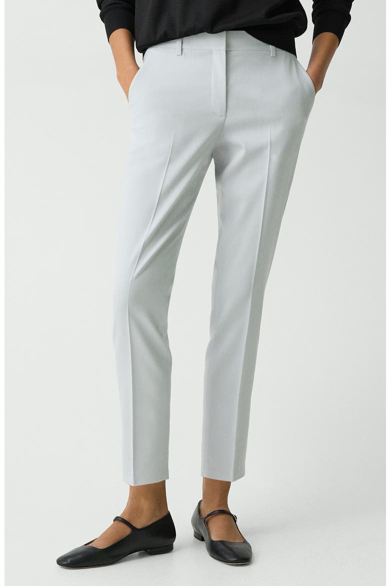 Treeca 2 Stretch Wool Gabardine Pants, Main, color, FOG