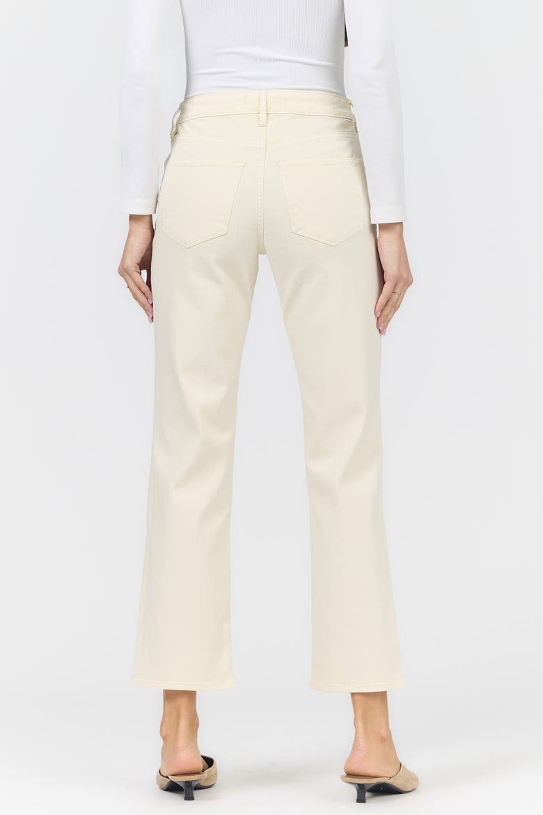 Anika Mid Rise Ankle Straight-Leg Jeans, Alternate, color, Wheat