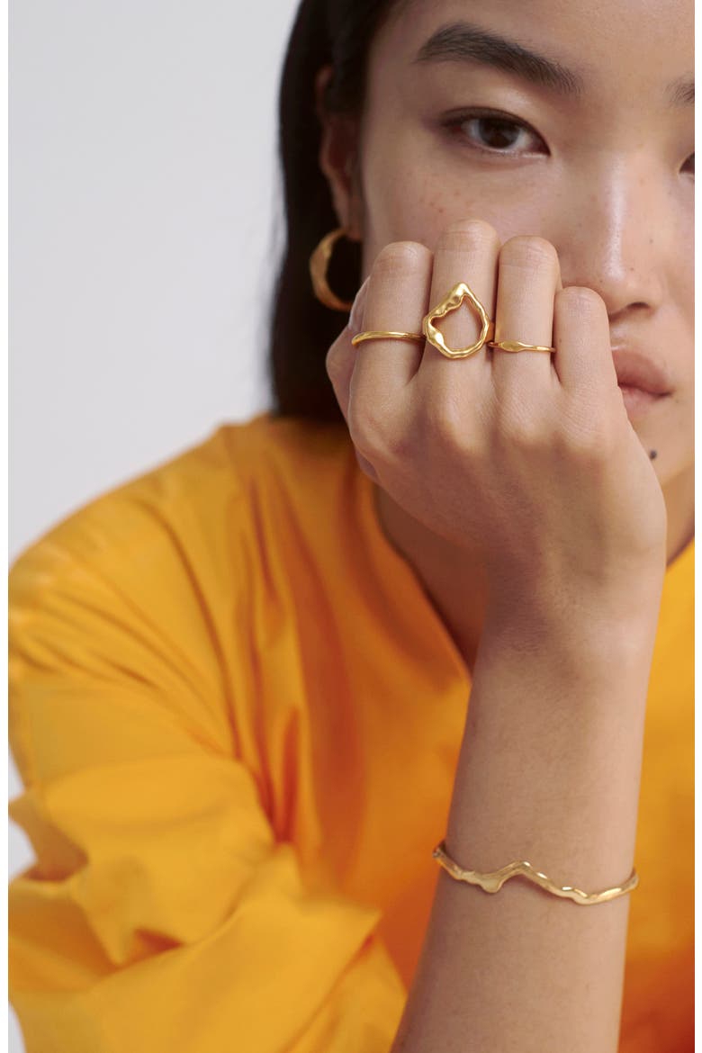 Lagoon Open Ring, Alternate, color, 18CT GOLD VERMEIL ON STERLING