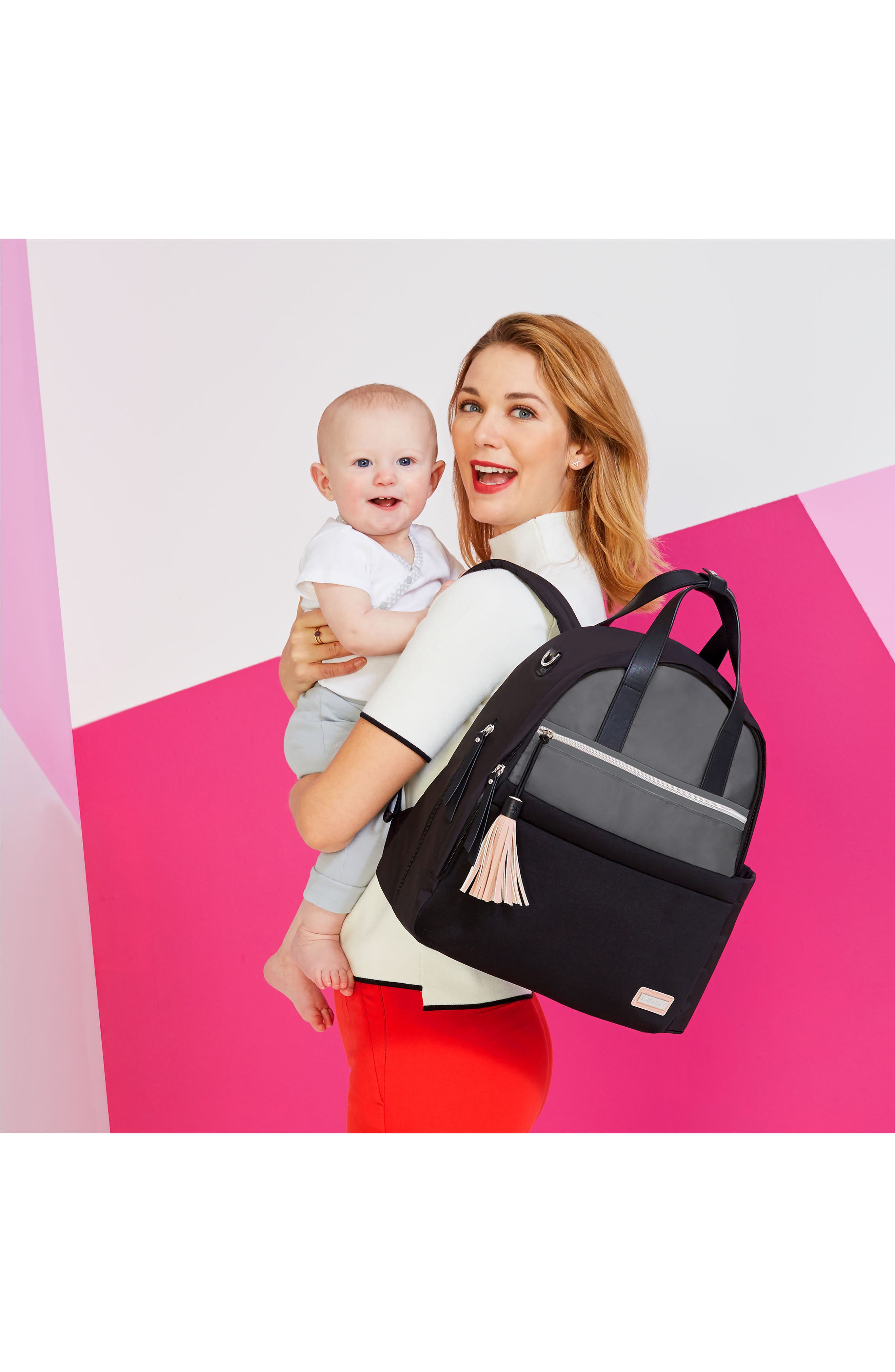 Skip Hop Nolita Neoprene Diaper Backpack, Alternate, color, 