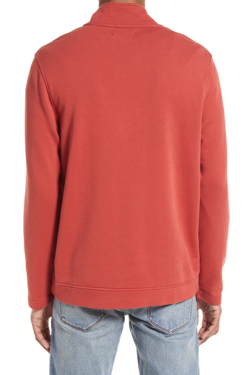 Treasure & Bond Men's Half Placket Cotton Sweatshirt, Alternate, color, 
