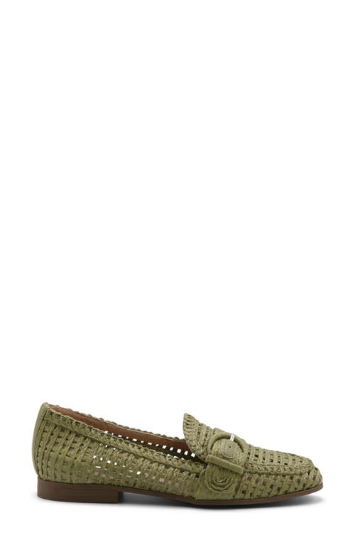 Charles David Follies Raffia Loafer In Khaki