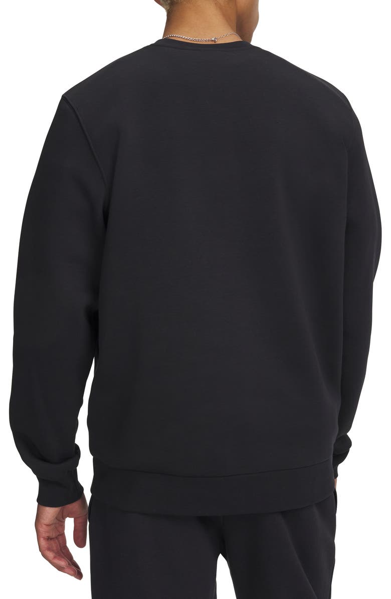 Under Armour UA Icon Fleece Crewneck T-Shirt, Alternate, color, 001 Black