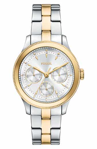 Fossil Brynn Multifunction Two-Tone Bracelet Watch, 38mm