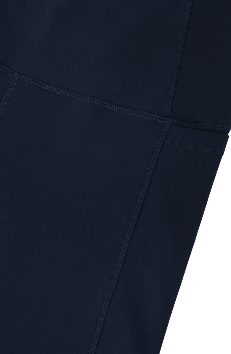 Reiss Lennie High Waist Leggings, Alternate, color, Navy