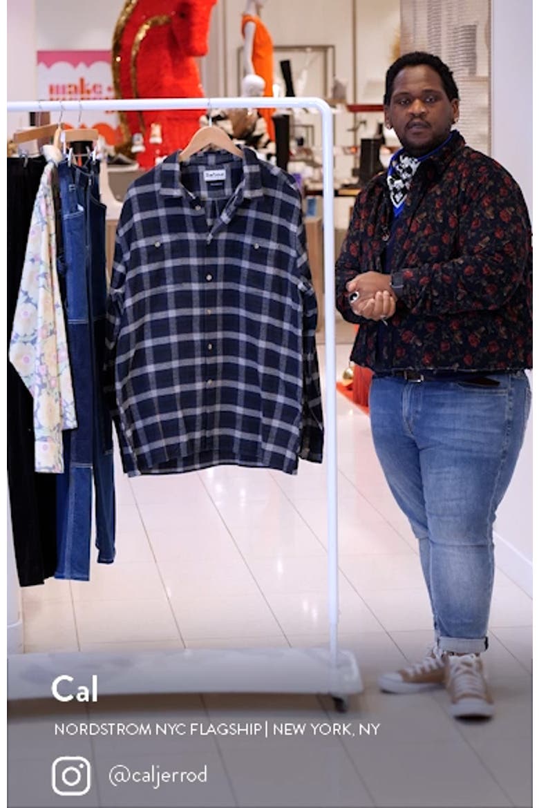 Thompson Plaid Button-Up Shirt video