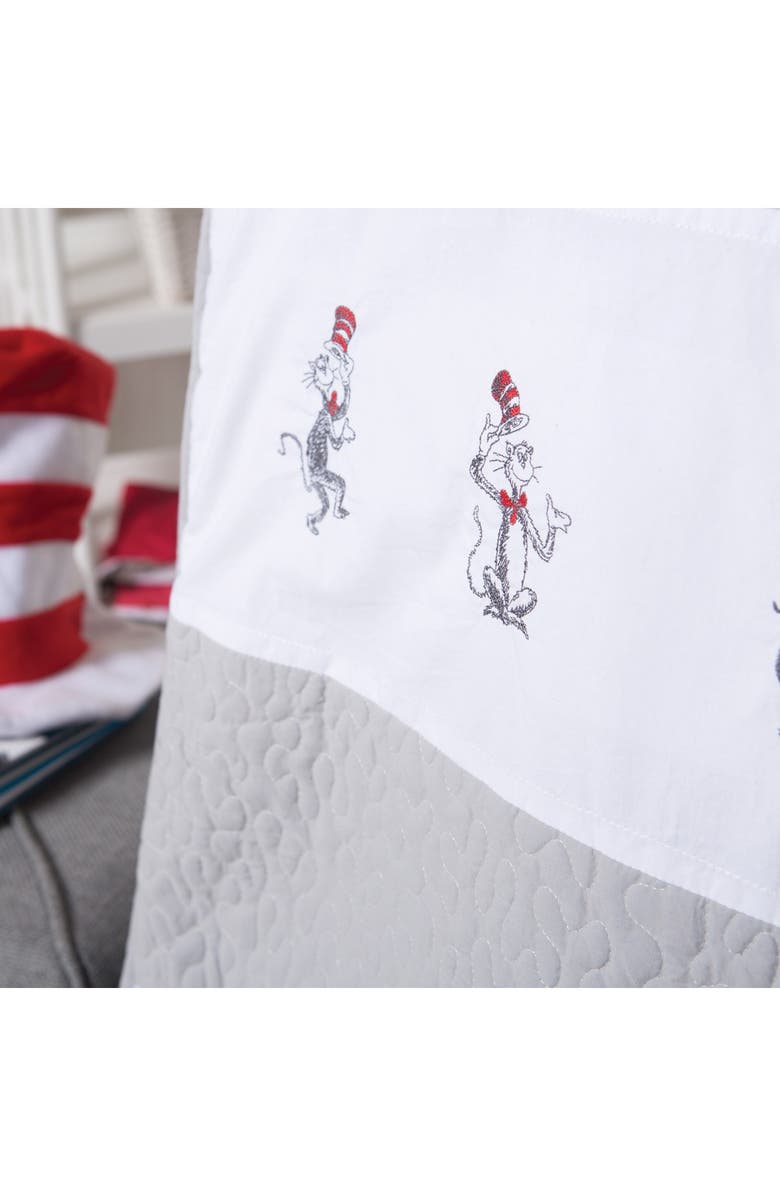 TREND LAB Dr. Sues Cat In The Hat Crib Bedding Set - 4-Piece Set, Alternate, color,